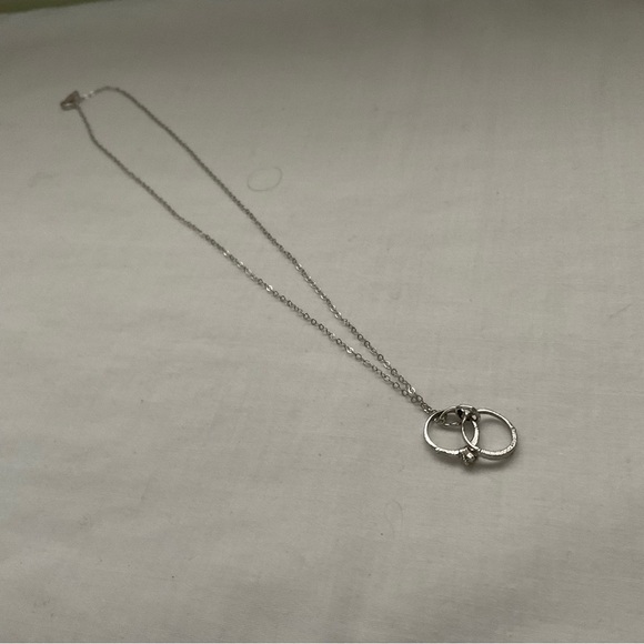 MARRIAGE RINGS NECKLACE, VINTAGE - Picture 2 of 5